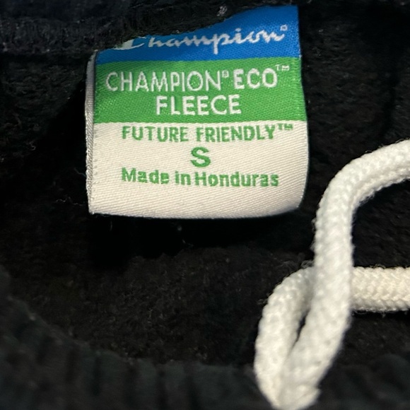 Champion Eco Fleece Princeton University Sweatpant Black Collegiate Comfort Sz S - Picture 6 of 6